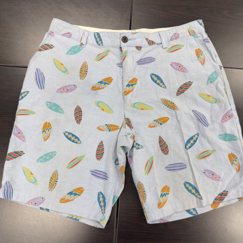 Dockers‎ Surfboard Print Shorts Casual Summer Beach Vacation Mens Size 34 Levi's